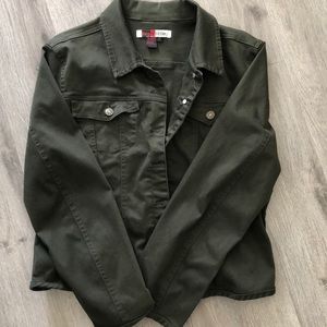Green Denim Jacket